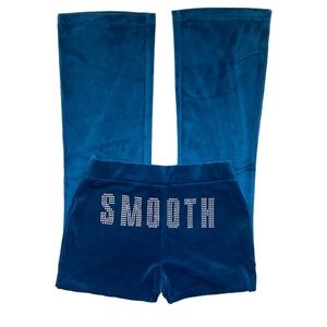 Limited Juicy Couture Kraft Mayo Velour Track Pants